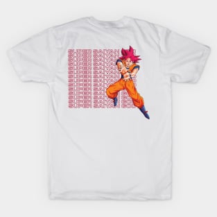 Super Saiyan God Goku T-Shirt